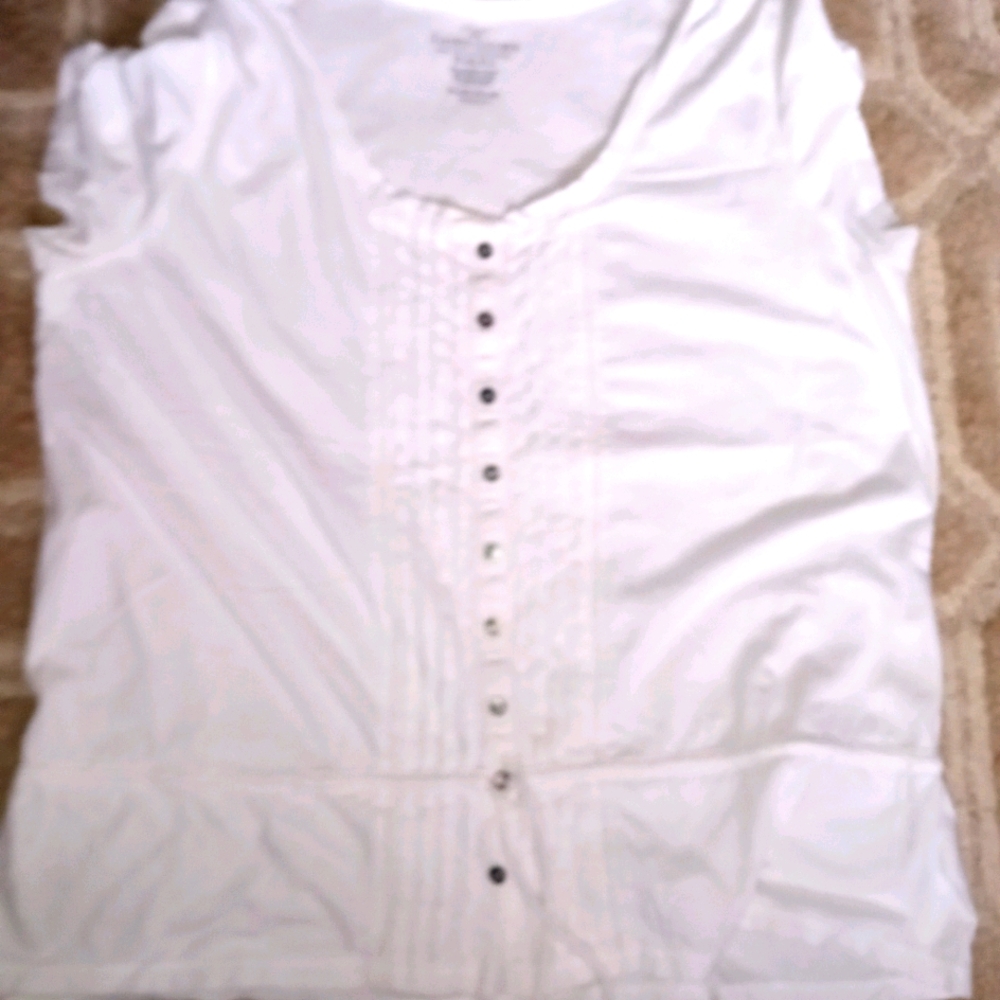 Faded Glory white blouse